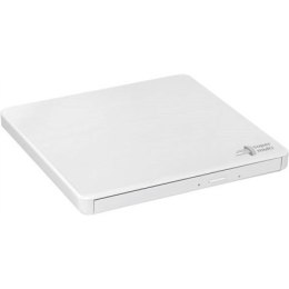 H.L Data Storage Ultra Slim Portable DVD-Writer White