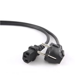 Gembird | Power cable | Power IEC 60320 C13 | Power CEE 7/7 | 5 m | Black