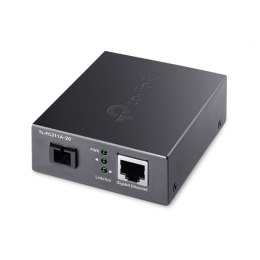 TP-LINK | Gigabit Single-Mode WDM Media Converter | TL-FC311A-20 | Gigabit SC Fiber Port | 10/100/1000 Mbps RJ45 Port (Auto MDI/