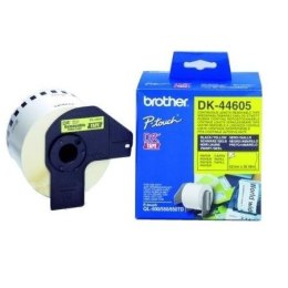 Brother | DK44605 | Labels | Thermal | Yellow | Roll (6.2 cm x 30.5 m)