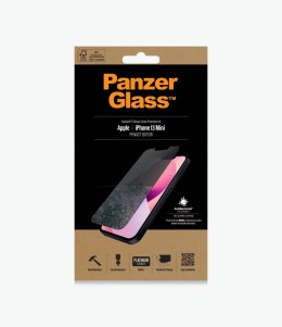 PanzerGlass | Screen protector - glass - with privacy filter | Apple iPhone 13 mini | Tempered glass | Transparent