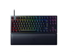 Razer | Huntsman V2 Tenkeyless | Gaming keyboard | Optical Gaming Keyboard | RGB LED light | NORD | Black | Wired | Clicky Purpl