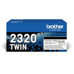 Brother TN | 2320 TWIN | Black | Toner cartridge | 2600 pages