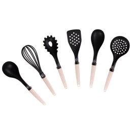 Stoneline | Natural Line | 21582 | Kitchen utensil set | 6 pc(s) | Dishwasher proof | Black/Beige