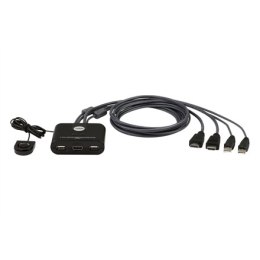 Aten | 2-Port USB FHD HDMI Cable KVM Switch | CS22HF | Warranty month(s)