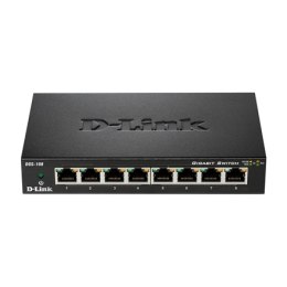 D-Link | Switch | DGS-108/E | Unmanaged | Desktop | 10/100 Mbps (RJ-45) ports quantity | 1 Gbps (RJ-45) ports quantity 8 | SFP p
