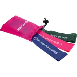 Pure2Improve | Body Shaper Bands, Set of 3 | Green, Pink and Purple