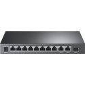 TP-LINK | 8-Port 10/100Mbps+3-Port Gigabit Desktop Switch with 8-Port PoE+ | TL-SL1311P | Unmanaged | Desktop | 1 Gbps (RJ-45) p