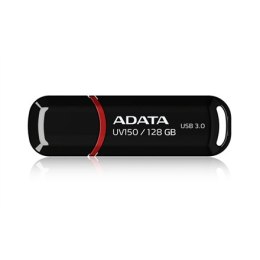 Pamięć USB ADATA UV150 o pojemności 128 GB z interfejsem USB 3.0 - Kolor Czarny