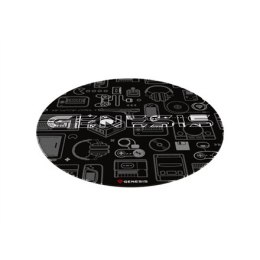 GENESIS Tellur 300 Round Gear Protective Floor Mat, 100cm, Black