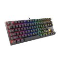 Genesis | THOR 303 TKL | Mechanical Gaming Keyboard | RGB LED light | US | Black | Wired | USB Type-A | 865 g | Replaceable "HOT