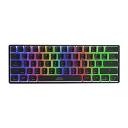 Genesis | THOR 660 RGB | Mechanical Gaming Keyboard | RGB LED light | US | Black | Wireless | Bluetooth | USB Type-C | 588 g | G