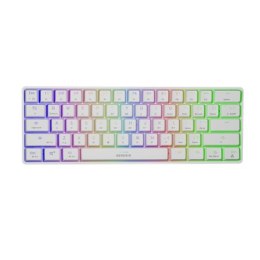 Genesis | THOR 660 RGB | Mechanical Gaming Keyboard | RGB LED light | US | White | Wireless | Bluetooth | USB Type-C | 588 g | G
