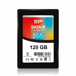 Dysk SSD Silicon Power Slim S55 120 GB SATA | Prędkość odczytu 550 MB/s | Prędkość zapisu 420 MB/s | Gwarancja 36 m-c