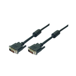 Logilink | DVI cable | Male | 24+1 pin digital DVI | Male | 24+1 pin digital DVI | 2 m | Black