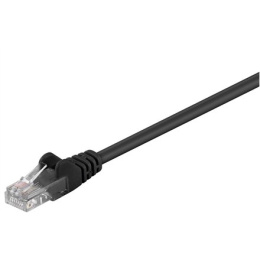 Goobay | CAT 5e | Network cable | Unshielded twisted pair (UTP) | Male | RJ-45 | Male | RJ-45 | Black | 2 m