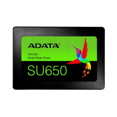 ADATA | Ultimate SU650 3D NAND SSD | 480 GB | SSD form factor 2.5" | SSD interface SATA | Read speed 520 MB/s | Write speed 450 