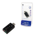 Adapter audio USB Logilink, efekt dźwiękowy 7.1