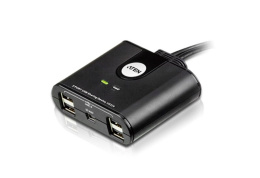 Aten 2-Port USB 2.0 Peripheral Sharing Device Aten | USB 2.0 | 2 x 4 USB 2.0 Peripheral Sharing Switch