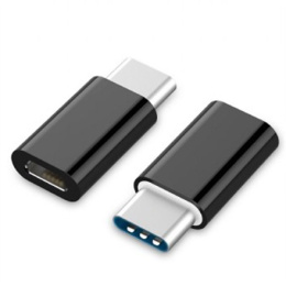 Female | 5 pin Micro-USB Type B | Male | 24 pin USB-C | Black
