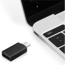Female | 4 pin USB Type A | Male | 24 pin USB-C | Black