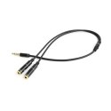 Cablexpert | Audio adaptor | Mini-phone stereo 3.5 mm | Receptacle | Plug | Mini-phone 3.5 mm 4-pole