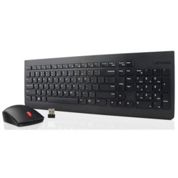 Lenovo Essential Wireless Keyboard and Mouse Combo - US English with Euro symbol Black