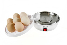Adler Egg Boiler AD 4459 450 W, White, Eggs capacity 7