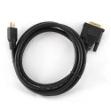Gembird | CC-HDMI-DVI-0.5M | Male | 19 pin HDMI Type A | Male | 18+1 pin digital DVI (Single-Link) | 0.5 m | Black