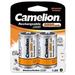 Camelion D/HR20, 2500 mAh, Rechargeable Batteries Ni-MH, 2 pc(s)