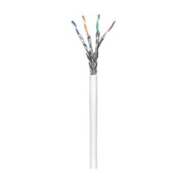 Goobay | CAT 6 | Bulk cable | SFTP, PiMF | Male | RJ-45 | Male | RJ-45 | White | 100 m