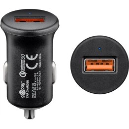 Goobay Quick Charge QC3.0 USB szybka ładowarka samochodowa USB 2.0 żeński (typ A), zapalniczka samochodowa męska