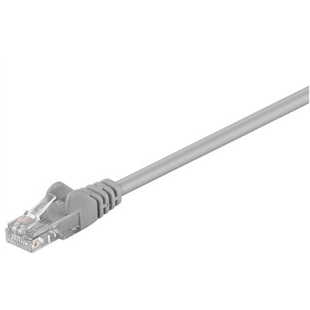 Goobay | CAT 5e | Network cable | Unshielded twisted pair (UTP) | Male | RJ-45 | Male | RJ-45 | Grey | 1 m