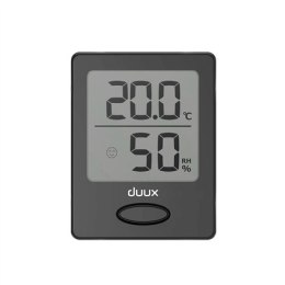 Duux Sense Hygrometer + Thermometer, Black, LCD display