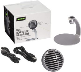 Shure MV5 Digital Condenser Microphone, Grey