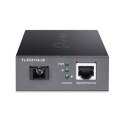 TP-LINK | Gigabit Single-Mode WDM Media Converter | TL-FC311A-20 | Gigabit SC Fiber Port | 10/100/1000 Mbps RJ45 Port (Auto MDI/