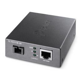 TP-LINK 10/100 Mbps WDM Media Converter TL-FC111B-20 1 x SC Fiber Port, 10/100 Mbps RJ45 Port