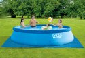 Intex | Easy Set Pool Set with Filter Pump, Safety Ladder, Ground Cloth, Cover | Blue