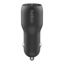 Belkin | BOOST CHARGE | Dual USB-A Car Charger 24W + USB-A to Lightning Cable