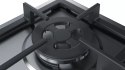 Bosch | PGH6B5B90 | Hob | Gas | Number of burners/cooking zones 4 | Rotary knobs | Stainless steel