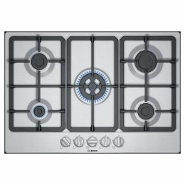 Bosch Hob PGQ7B5B90 Gas, Number of burners/cooking zones 5, Mechanical, Stainless steel