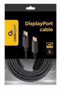 Gembird | DisplayPort cable | Male | 20 pin DisplayPort | Male | 20 pin DisplayPort | 5 m