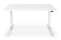 Digitus Electric height adjustable desk, 73 - 123 cm, Maximum load weight 50 kg, Metal, White