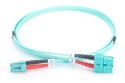 Digitus | Patch cable | Fibre optic | Male | SC multi-mode | Male | LC multi-mode | Blue | 2 m