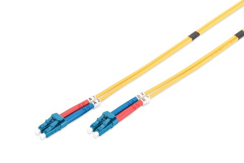 Digitus | Patch cable | Fibre optic | Male | LC single-mode | Male | LC single-mode | Yellow | 1 m