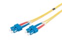 Digitus | Patch cable | Fibre optic | Male | SC single-mode | Male | SC single-mode | Yellow | 2 m