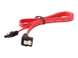 Cablexpert CC-SATAM-DATA90-0.1M	 Serial ATA III 10cm data cable with 90 degree bent connector, bulk packing, metal clips