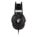 Gigabyte | Gaming Headset | AORUS H5 | Built-in microphone | 3.5 mm | Black