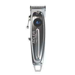 Adler Proffesional Hair clipper AD 2831 Cordless or corded, Number of length steps 6, Silver