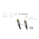 Logilink CUA0106 USB 2.0 Type-C cable USB 2.0 Type-C, This cable is ideal for connecting your external USB-C devices to your PC 